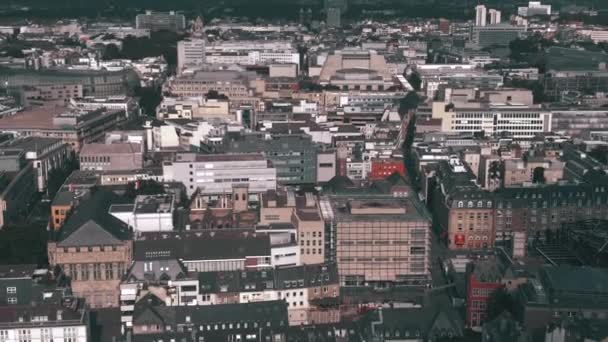 Αεροφωτογραφία Της Πόλης Της Κολωνίας — Αρχείο Βίντεο