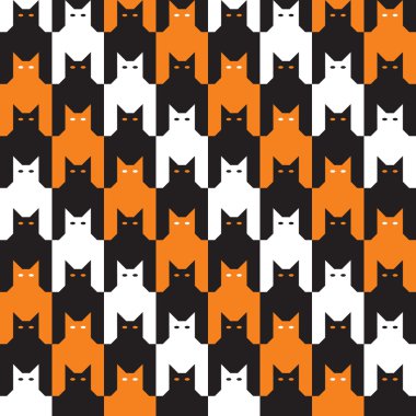catstooth halloween desen