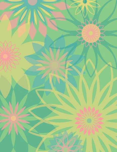 Fleurs printanières — Image vectorielle