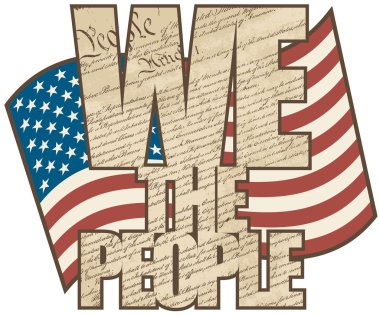Aged We The People clipart
