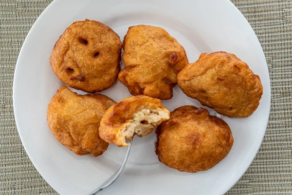 Nigeriana Torta di fagioli fritti o Akara — Foto Stock