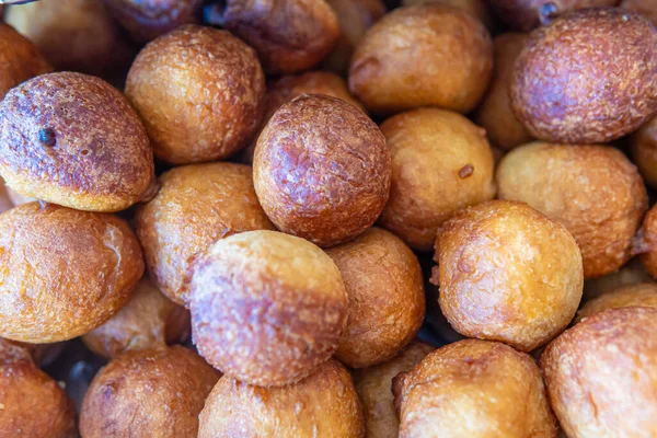Pile of Nigerian Puff Puff served at party — Stock Photo, Image