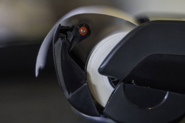 Bir kredi kartı satış noktasında termal kağıt rulo POS - Makine