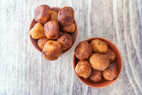 Smaklig nigeriansk Puff Puff Serveras på en fest redo att äta — Stockfoto