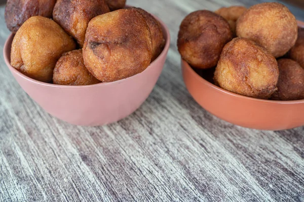 Tasty Nigerian Puff Puff Served at a Party ready to eat — Stock Photo, Image