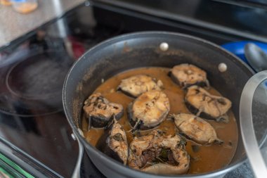 Nijerya taze balığı biber çorbası hazır.