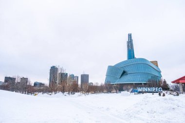 6 Mart 2022 - Winnipeg Manitoba Kanada İnsan Hakları Kompleksi Müzesi