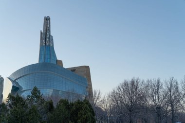 6 Mart 2022 - Winnipeg Manitoba Kanada İnsan Hakları Kompleksi Müzesi