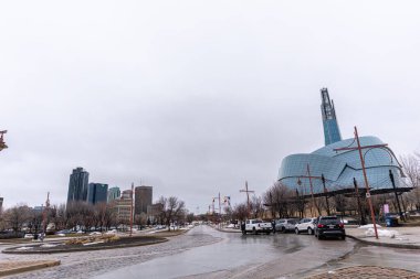 23 Mart 2022 - Winnipeg Manitoba Kanada İnsan Hakları Kompleksi Müzesi