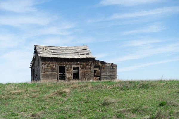 Fienile abbandonato in Alberta — Foto Stock