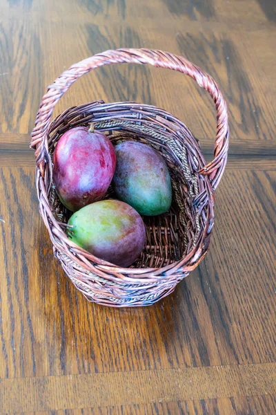 Organic Fresh Red Mangoes ready to eat