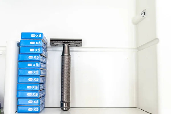 Shaving Stick Safety Razors — Fotografia de Stock