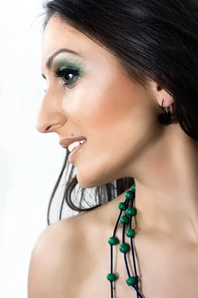 Green makeup — Stock Photo, Image