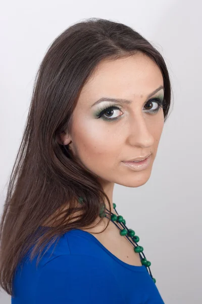 Green makeup — Stock Photo, Image
