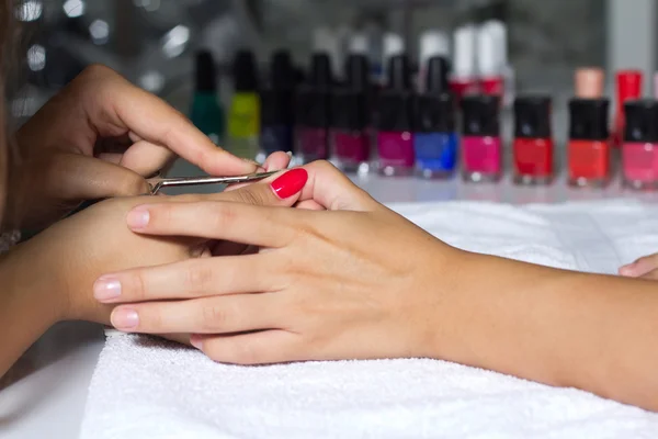 Nails manicure — Stock Photo, Image