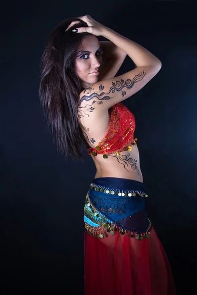 Belly dancer — Stock Photo, Image