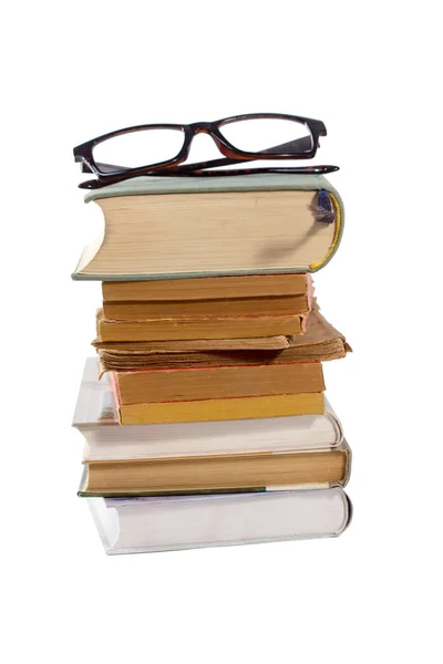 Books and glasses — Stock Photo, Image