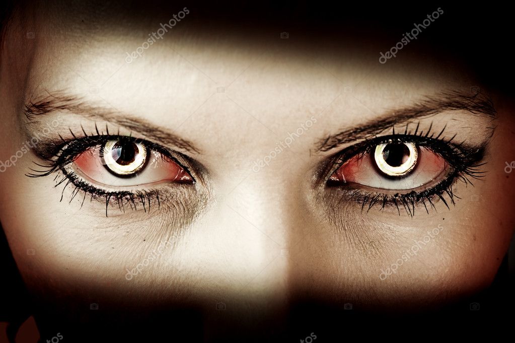 Evil zombie eyes — Stock Photo © katalinks 23087358