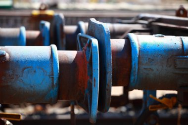 het oude IJzeren Spoorweg locomotief deel