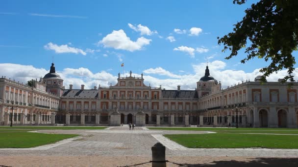 Palácio Real de Aranjuez (Espanha ) — Vídeo de Stock