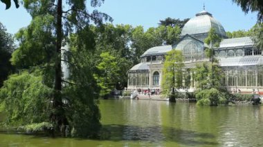 Cristal palace retiro park, madrid, İspanya