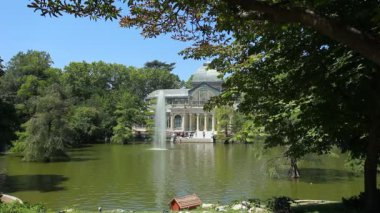 Cristal palace retiro park, madrid, İspanya