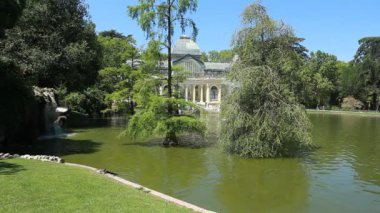 Cristal palace retiro park, madrid, İspanya