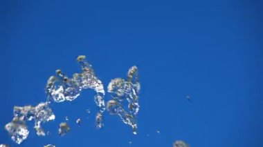 su sıçramasına üzerinde bulanık backgorund