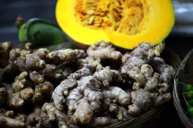 çeşitli sebze, sebze pazarı. Hindistan