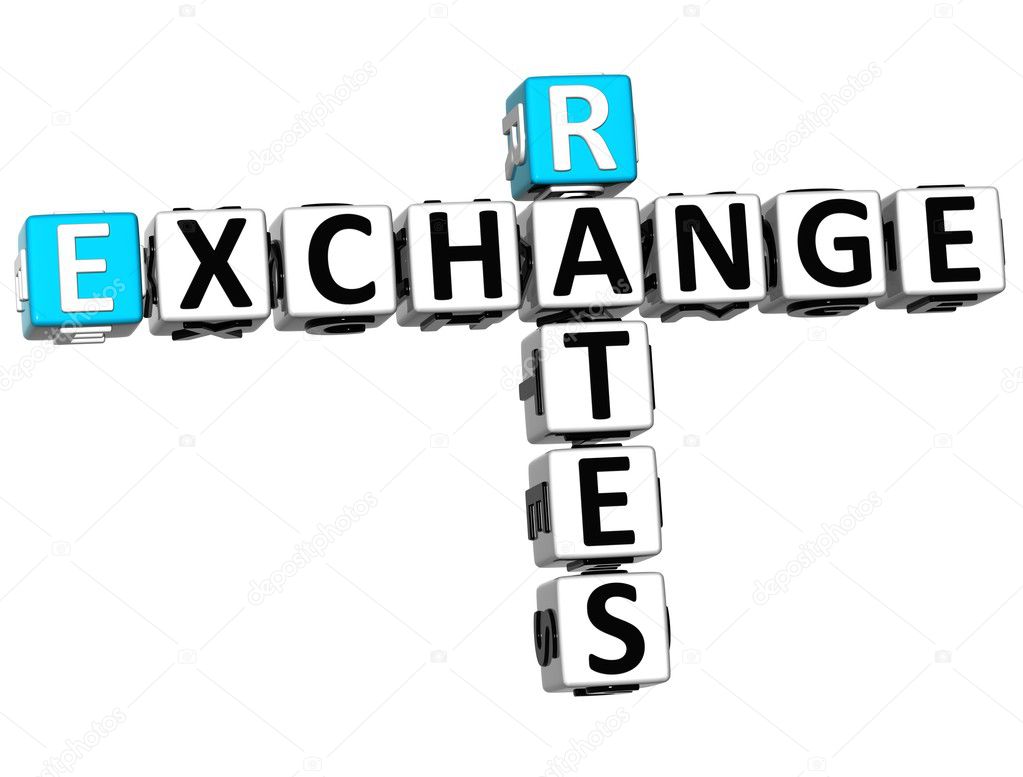 3D Rates Exchange Crossword Stock Photo by ©Curioso_Travel_Photography 14830507