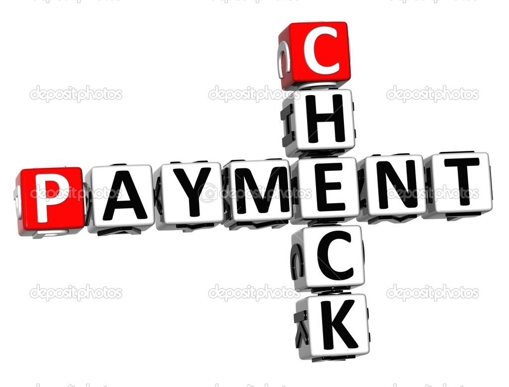 3D Check Payment Crossword