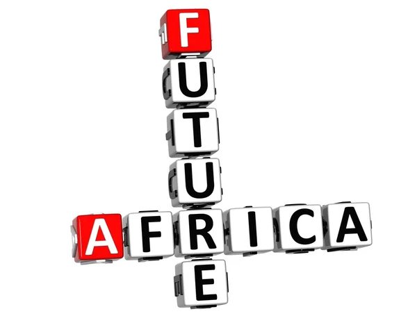 Crucigrama 3D Future Africa —  Fotos de Stock
