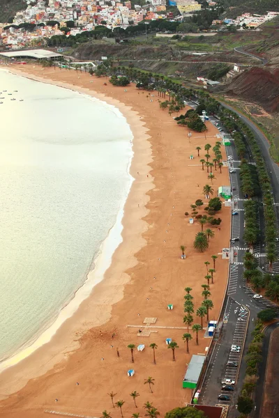 Playa de Las Teresitas, Canary Island Tenerife, Espanha — Fotografia de Stock