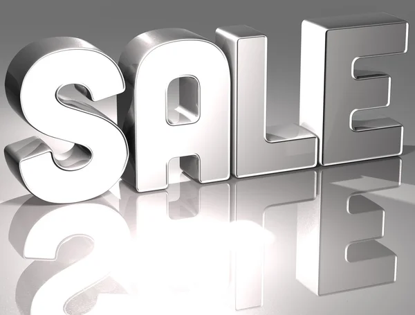 3D ordet försäljning på vit bakgrund — Stockfoto