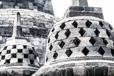 Borobudur Temple at sunrise.Indonesia.