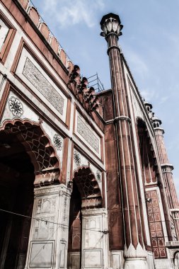 Jama Mescidi Camii, Eski Delhi, Hindistan.