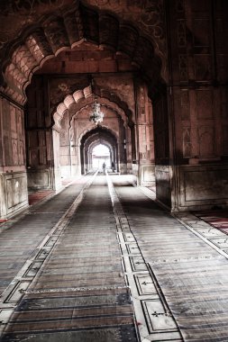 Jama Mescidi Camii, Eski Delhi, Hindistan.