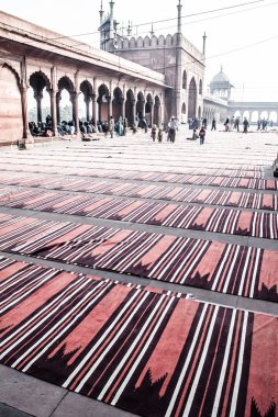 Jama Mescidi Camii, Eski Delhi, Hindistan.