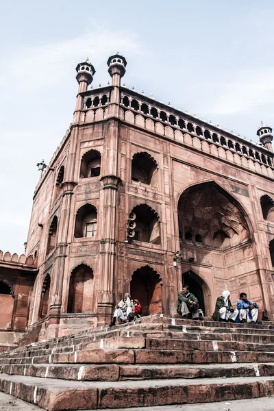 Τζαμί Jama Masjid, παλιό Δελχί, Ινδία. — Φωτογραφία Αρχείου