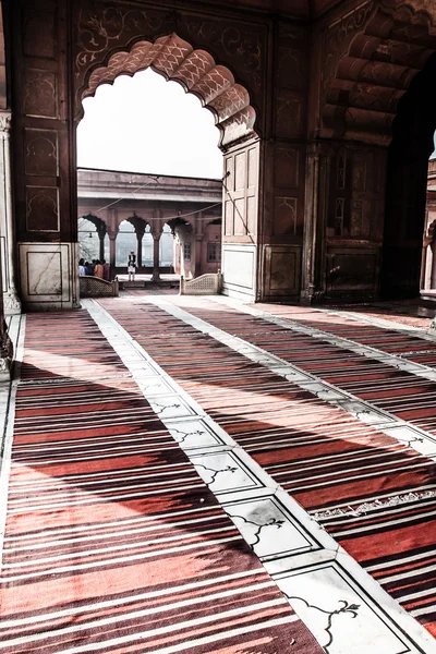 자마 마스지드 모스크, 인도의 오래 된 델리. — 스톡 사진