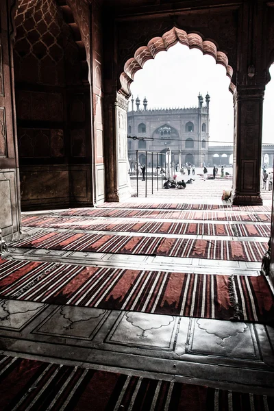 Mesquita Jama Masjid, Deli velho, Índia . — Fotografia de Stock