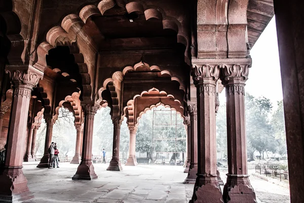 Sawan köşk kırmızı kale, delhi, India — Stok fotoğraf