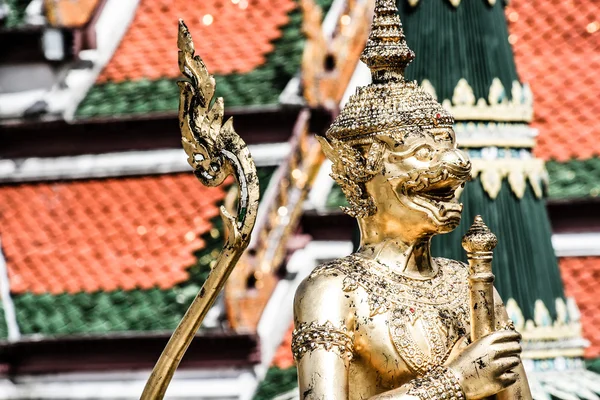 Bangkok grand palace tradiční thajské architektury — Stock fotografie