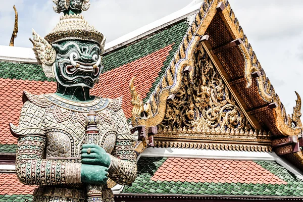Architettura tradizionale thailandese Grand Palace Bangkok — Foto Stock