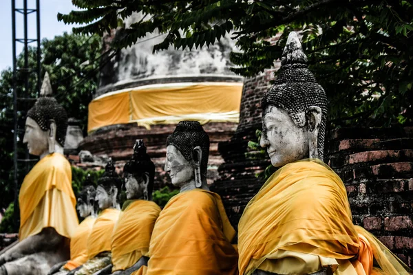 Templo Chaiwattanaram en el Parque Histórico de Ayutthaya, Tailandia — Foto de Stock