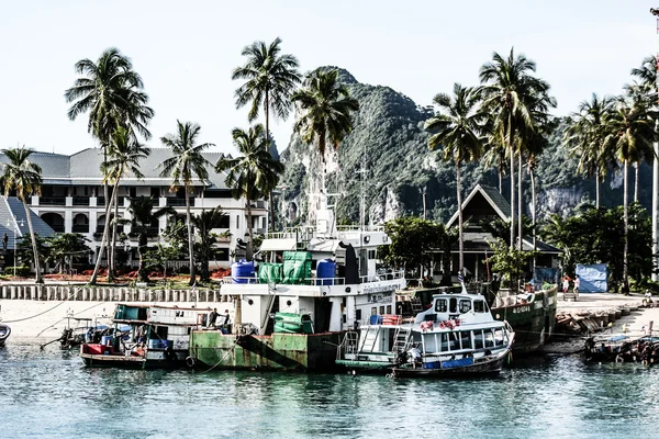 Paesaggio tropicale. Isola di Phi-phi, Thailandia . — Foto Stock