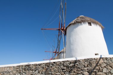 (Yunanistan, cyclades Mykonos Windmills)