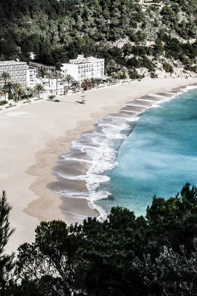 Beautiful small bay in Ibiza Spain — Stock Photo, Image