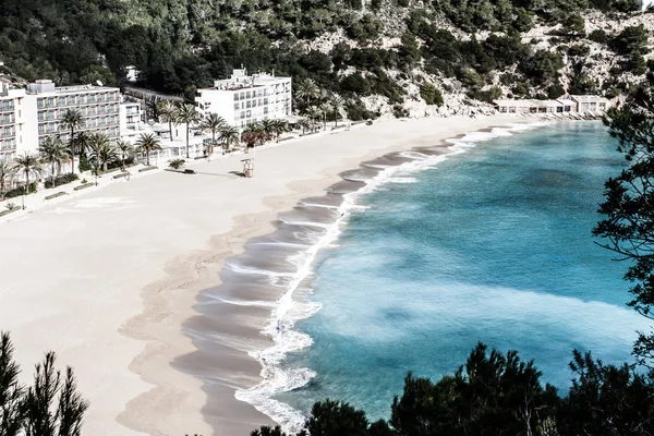 Beautiful small bay in Ibiza Spain — Stock Photo, Image