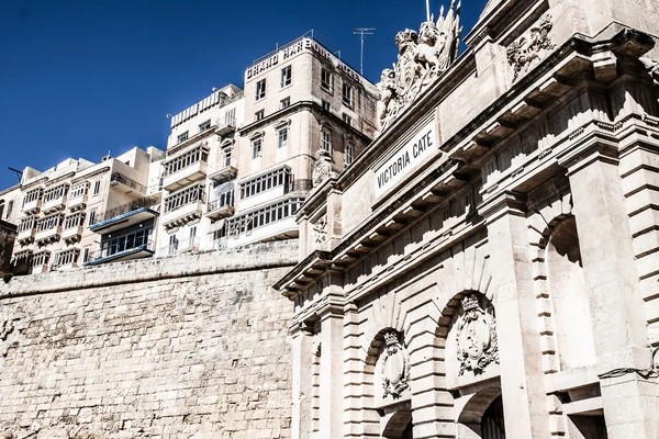 La porte Victoria, l'une des entrées de La Valette, capitale de Malte — Photo